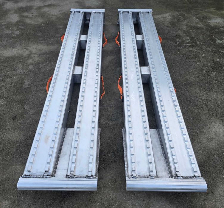 Najazdy aluminiowe PROFESSIONAL 4000x380x120mm mocowanie dolne 7 ton
