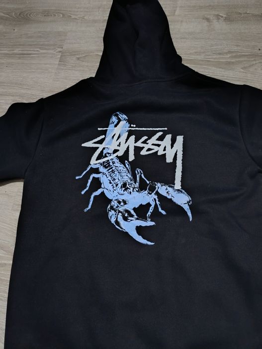 Sweatshirt preta Stussy
