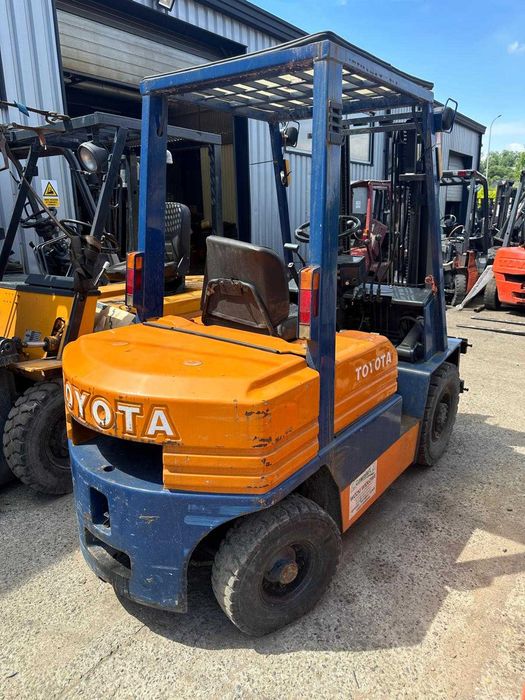 Wózek widłowy Toyota 02-5FD25 2,5t, diesel, 1995, Duplex 3m, Automat