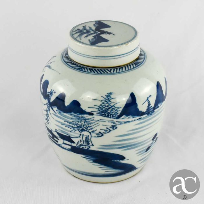 Pote de Gengibre porcelana da China período Qianlong, séc. XVIII