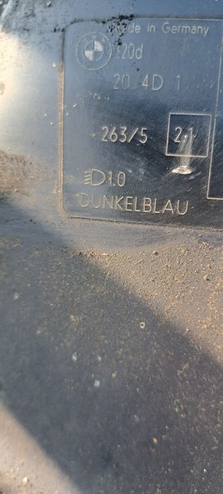 Bmw e46 Maska Klapa Zderzak M Pakiet Dunkelblau  263/5