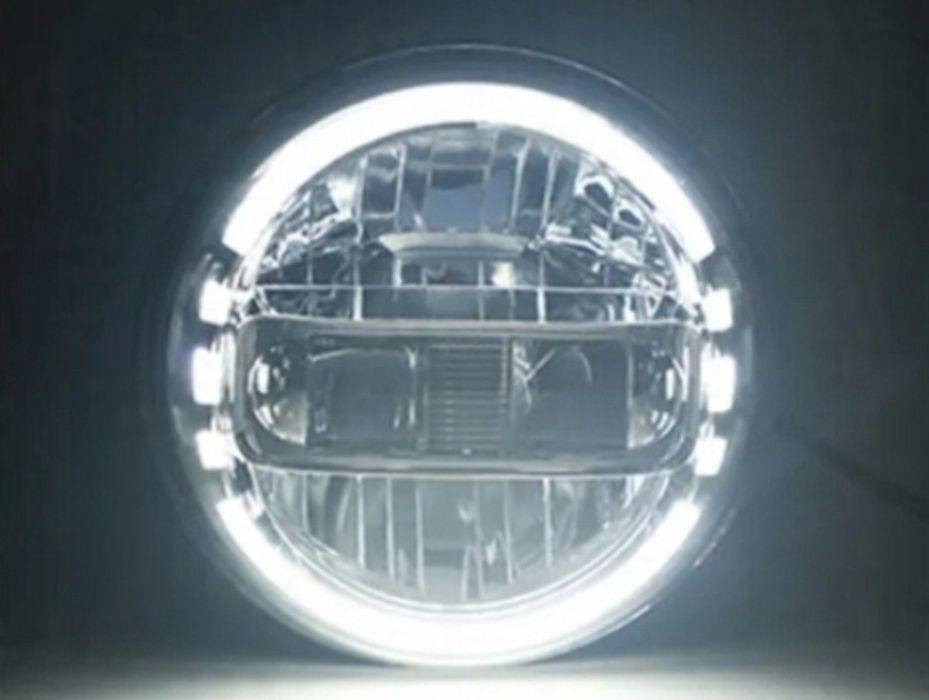 Lampy REFLEKTORY przód LED 7" Jeep Wrangler JK TJ CJ King Kong Extreme