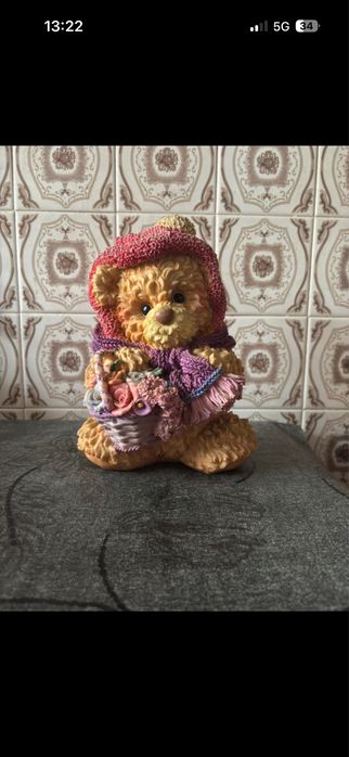 Estatueta decorativa de urso