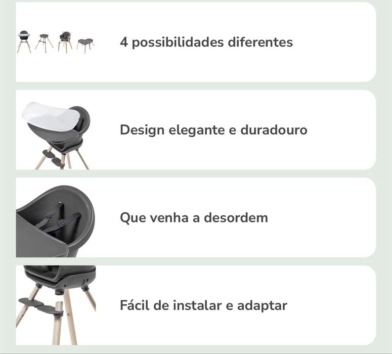 Cadeira refeição bébé - Maxi cosi