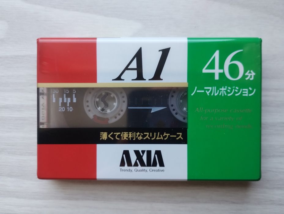 Нові аудіокасети AXIA A1 46(Запечатана, Японія)- Лот 1 шт.