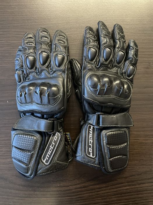 Skórzane rękawice motocyklowe Schoeller Metro Keprotec Skóra Kevlar [XXXS]
