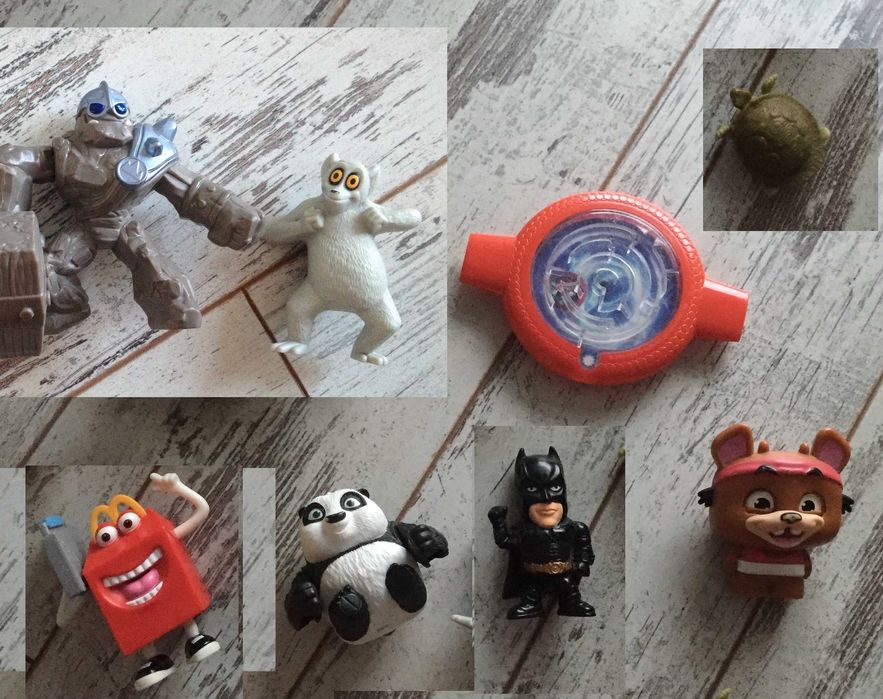 Іграшки з Макдональдс, Nestle та інші