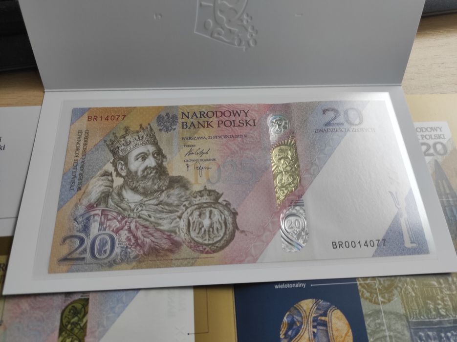 Banknot 20 PLN. 1000 lecie koronacji Bolesława Chrobrego