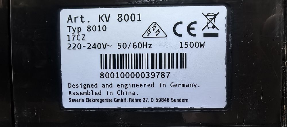 Кавова машина Severin S2