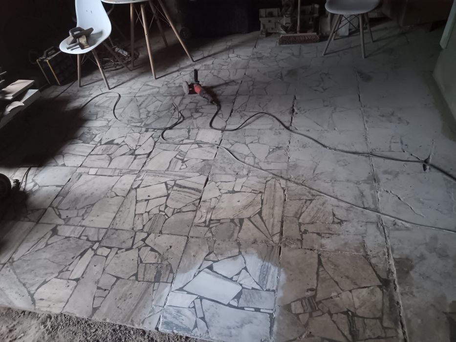 Płyty 50x50x 5cm marmur 40m2 używane