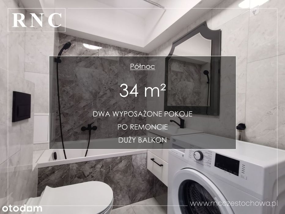 ul. Iwaszkiewicza | Mieszkanie po remoncie | Duży balkon | 34 m²