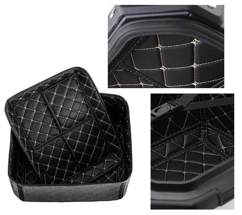 KUFER 46L TYLNI Aluminiowy Adventure, Enduro BMW GS - Srebrny