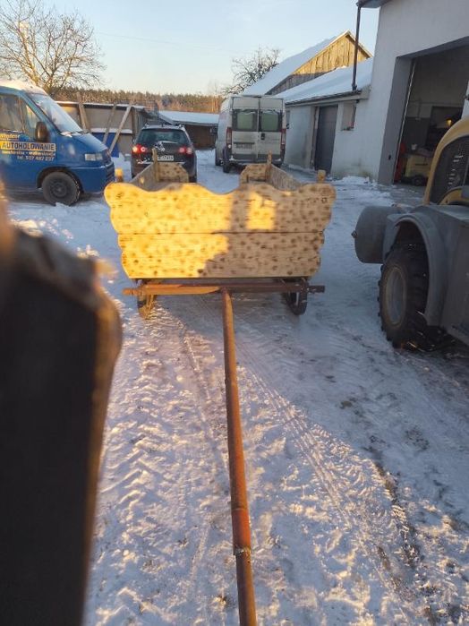 Sanie konne i na ciagnik