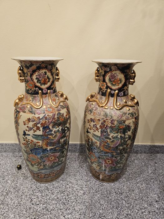 Conjunto Vasos de porcelana pintado