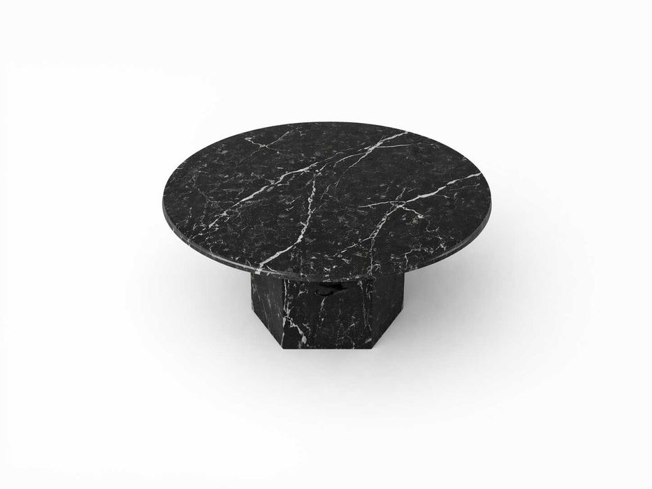 Stolik kawowy z Nero Marquina