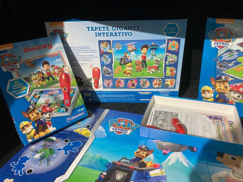 Tapete Gigante Interativo Patrulha Pata