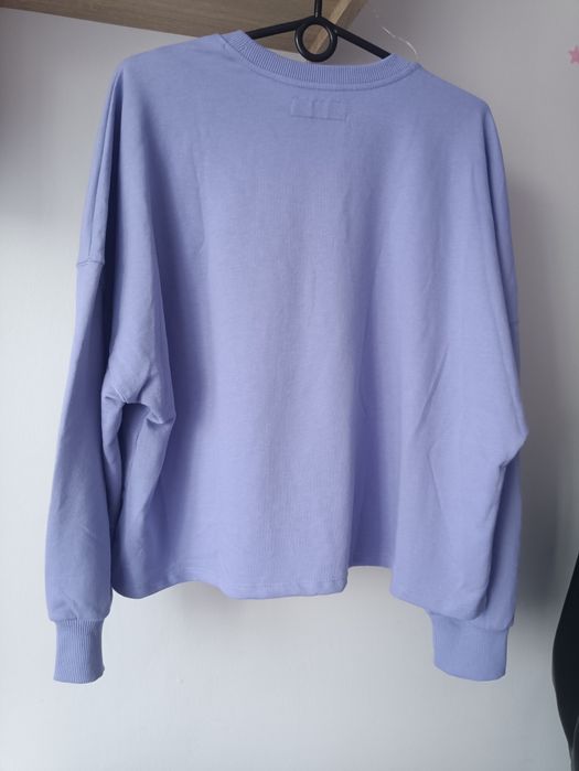 Lefties rozmiar M bluza fioletowa z nadrukiem fanta
