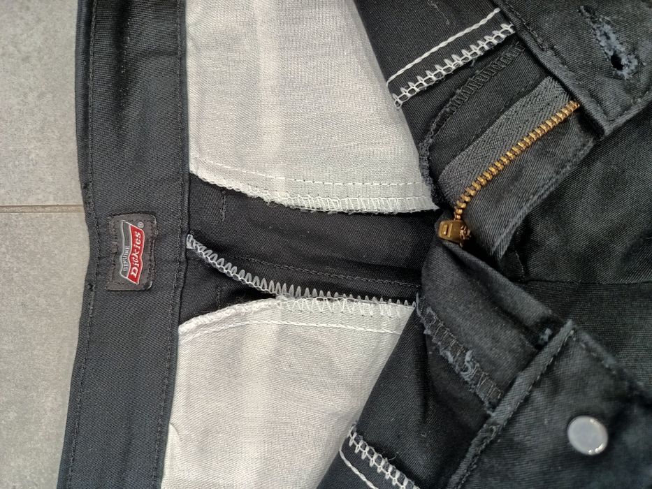 Spodnie Genuine Dickies Relaxed damskie rox. XS bardzo ładne czarne