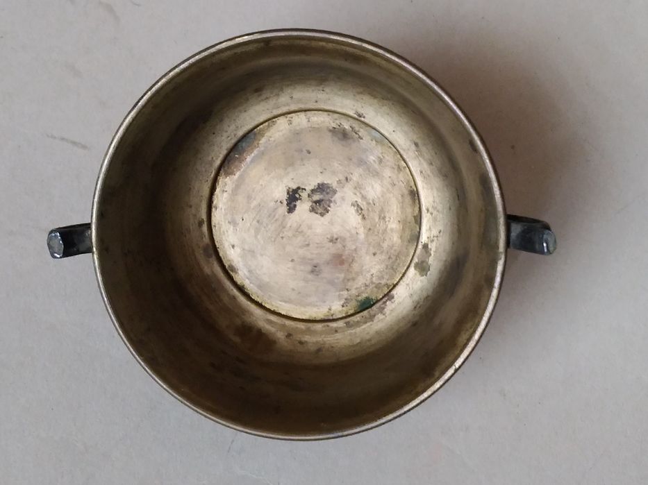 Vintage retro cukiernica platerowana