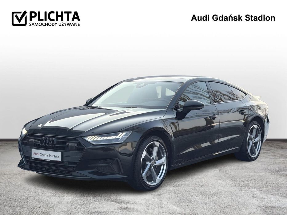 Audi A7 Sportback Hak|B&O|Pneumatyka|Panorama|Matrix|ACC|Pakiet czerń|Pamiec fotela