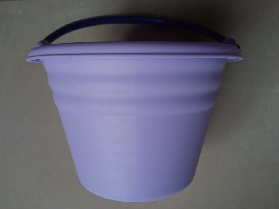 Wiaderko fioletowe 11 cm dla dzieci MX