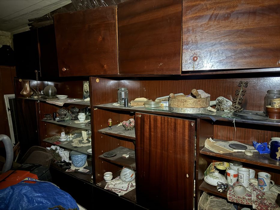 Шафа/дрова з сервантом радянська