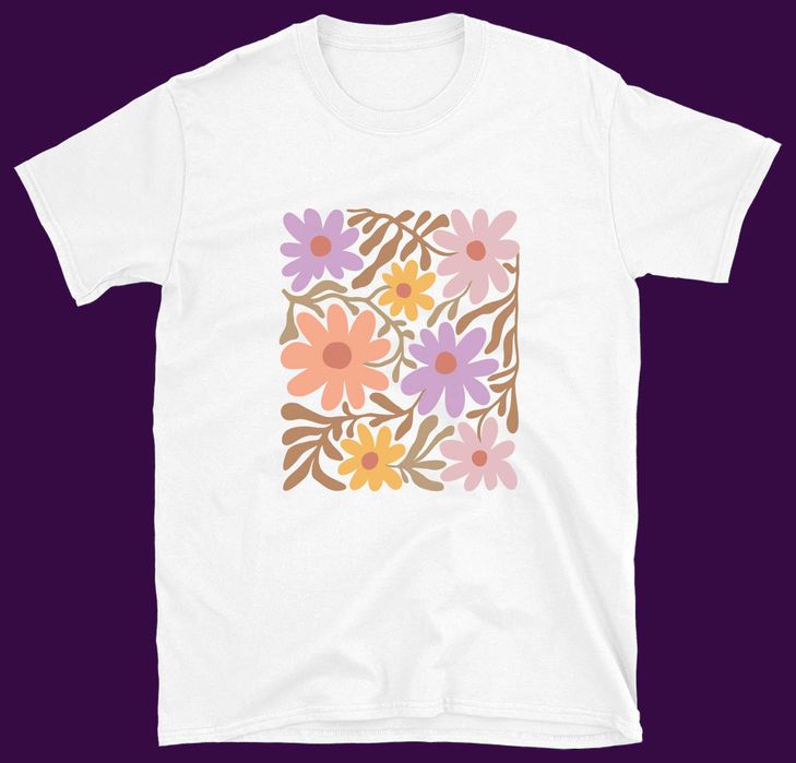 Boho koszulka, koszulka wakacje Boho koszulka na lato, Boho Styl