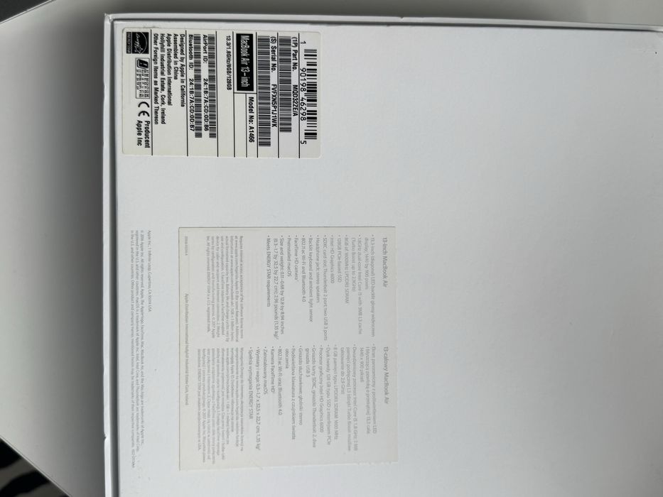 Macbook Air 13 cali