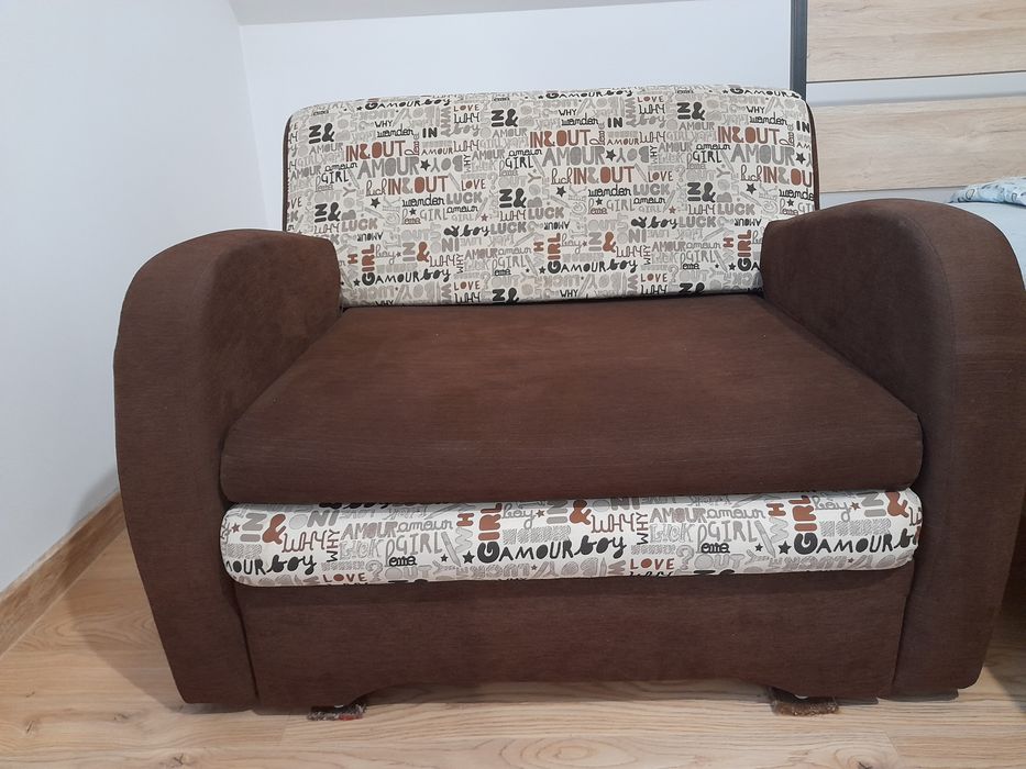 Fotel rozkładany 1 osobowy