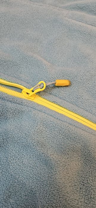 Голубая флисовая кофта спортивна, лыжная. 4F