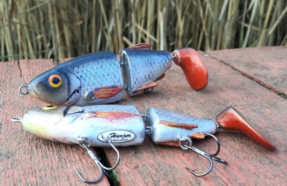 Szczupakowy. Paddle Tail - Płoć Real, tonący.