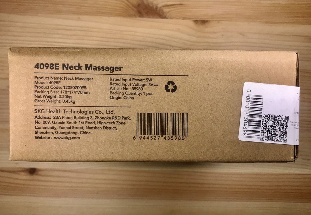 Масажер для шиї, новий, SKG 4098E