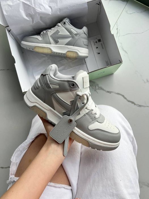 [БЕЗ ПРЕДОПЛАТ] Off-White Out of Office Low Tops Grey White