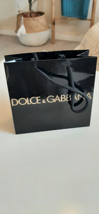 Saco papel preto Dolce e Gabbana