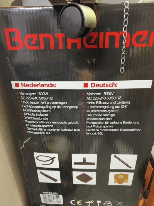 Aspirador industrial 30Litros com todos os acessórios BENTHEIMER