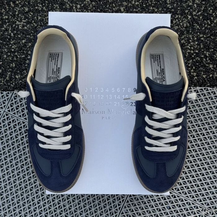 Кеды Maison Margiela replica indigo blue