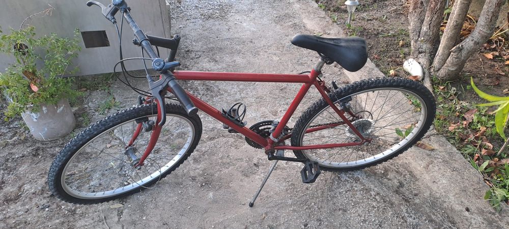 Bicicleta Montanha Esmaltina Vermelha