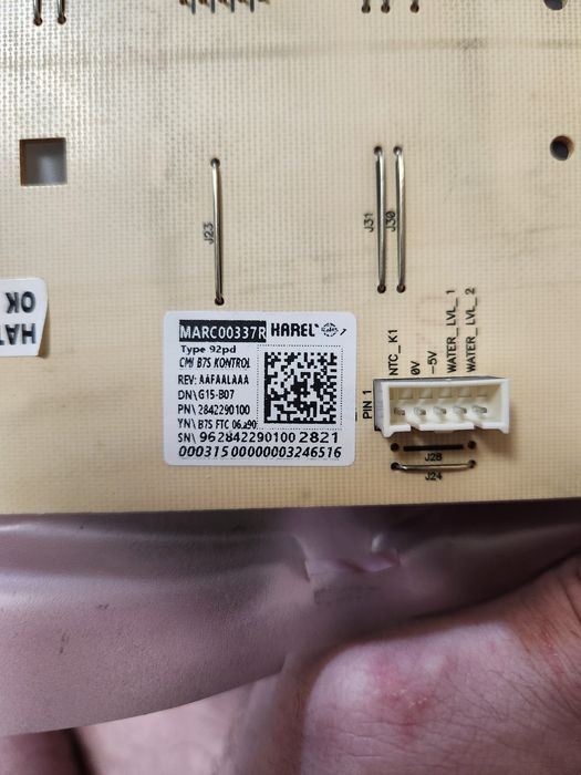 Електронний модуль керування для пральної машини Beko 2842290100