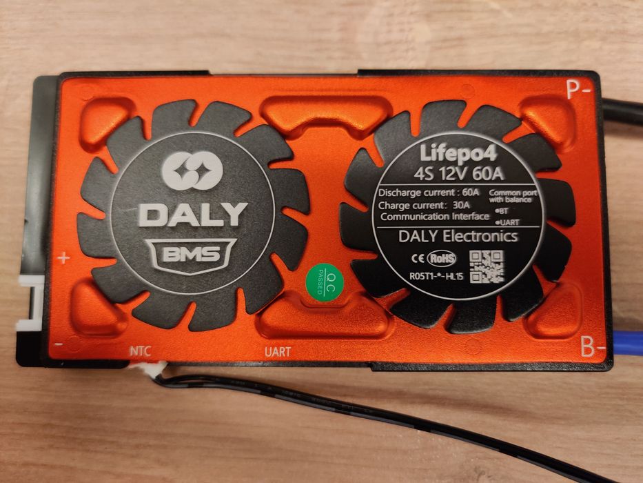 BMS "Daly" 12V.- 60A.- 4s - для LiFePo4  акумуляторів