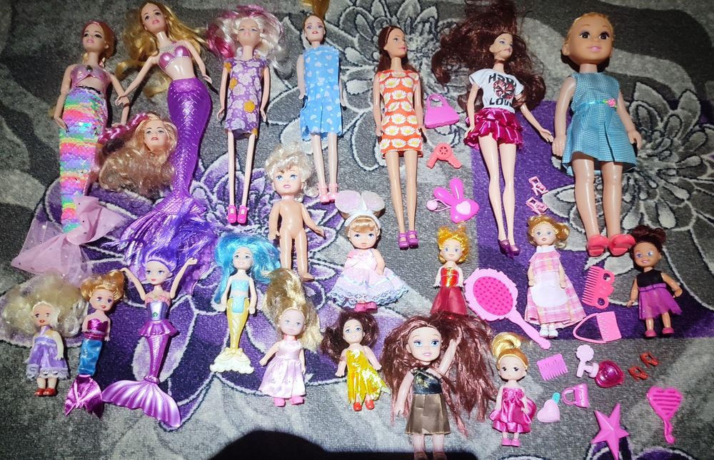 Куклы Барби, русалочка 35 предметов