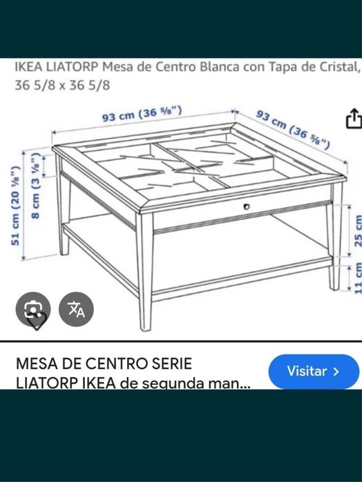 Mesa de Sala Liatrop IKEA