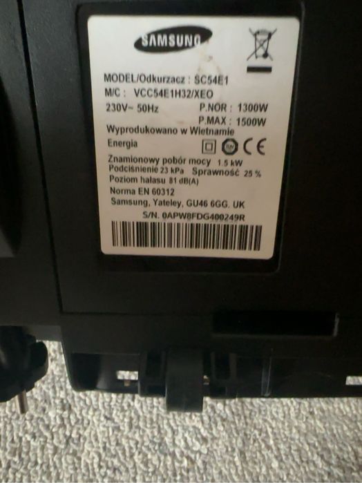 пилосос Samsung SC54E1