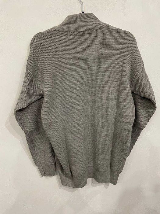 Кофта Халф Зип Stone Island Grey з патчем