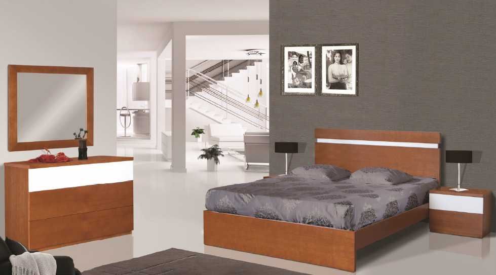 Cama de Casal em cerejeira