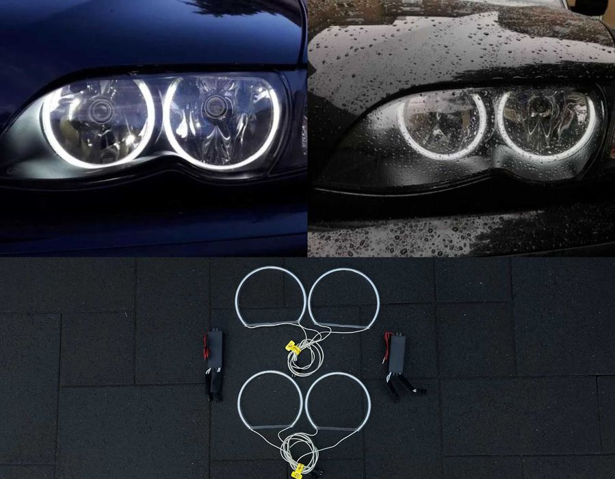 Ангельские глазки Angel eyes CCFL белый BMW E46 E36 E39 E38 Е53 БМВ