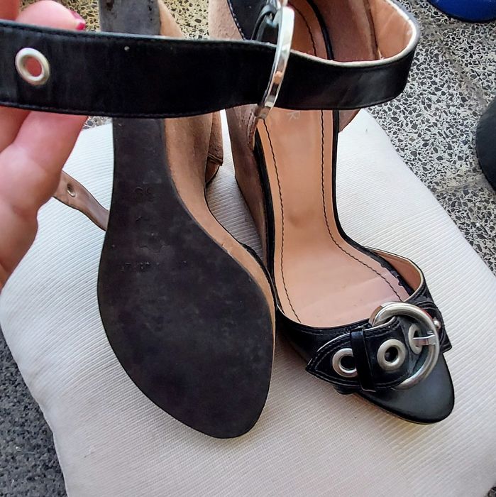 Sapatos Altos cunha Lanidor