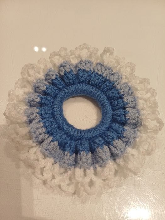 Scrunchie szydelkowe