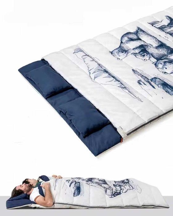 Спальний мішок двомісний із подушками Naturehike Polar bear NH19S016-D