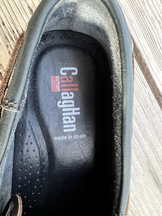 Sapatos de Vela de pele - azuis 45