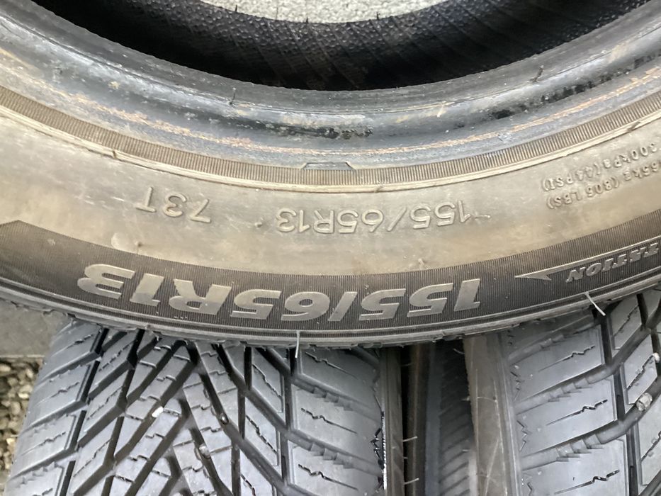 TRANSMATE 155/65r13 4szt opony całoroczne bieżnik 6.8mm 2025r